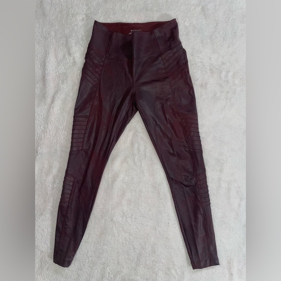 Athleta Delancey Gleam Moto Tight SIZE S - Picture 2 of 10